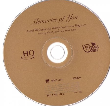 Carol Welsman - Memories Of You (2009)