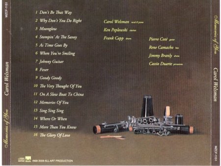 Carol Welsman - Memories Of You (2009)