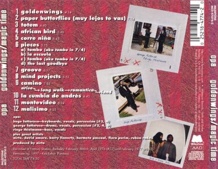 Opa - Goldenwings / Magic Time (1976/77) (1997)