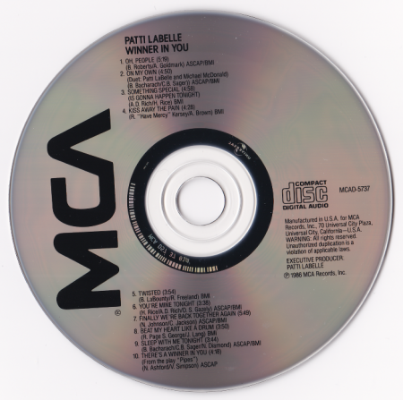 Patti LaBelle – Winner In You (1986)