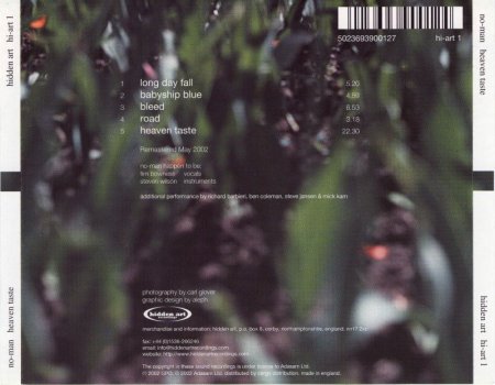 No Man - Heaven Taste (1995)(Remastered, 2002)
