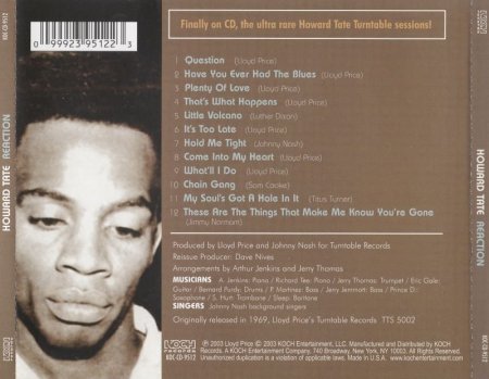 Howard Tate – Howard Tate's Reaction (1969)(2003)