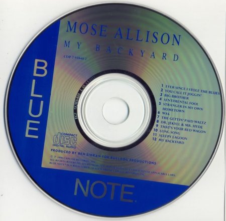 Mose Allison - My Backyard (1990)