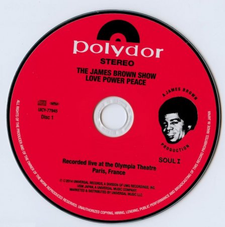 James Brown - Love Power Peace (1971)(Japan Edition, 2016) 2CD