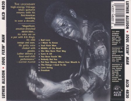 Luther Allison - Soul Fixin’ Man (1994)